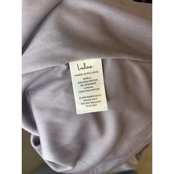 NWT Lulus Velvet Maxi Dress Evening Gown Formal Party Sleeveless M Dusty Purple - Picture 10 of 12